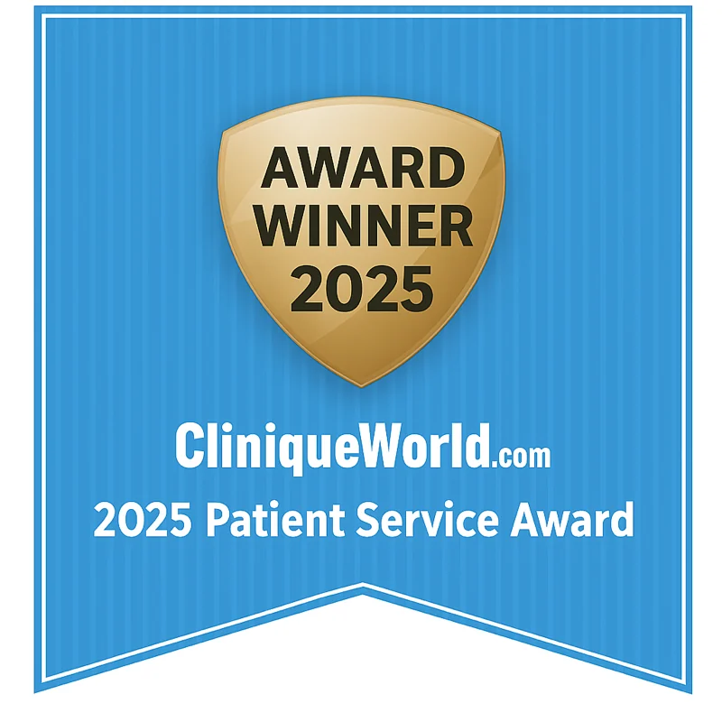 Visuel CliniqueWorld.com — 2025 Patient Service Award